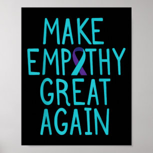 Make Empathy Great Suicide Awareness Mental Health Poster