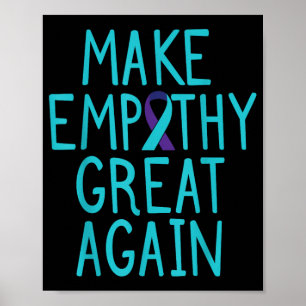 Make Empathy Great Suicide Awareness Mental Health Poster