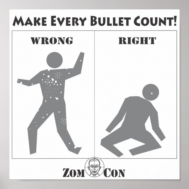 Make Every Bullet Count! Poster (Front)