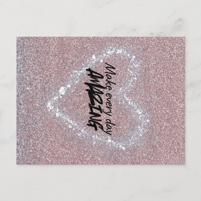 Make every day Amazing Postcard (Front)