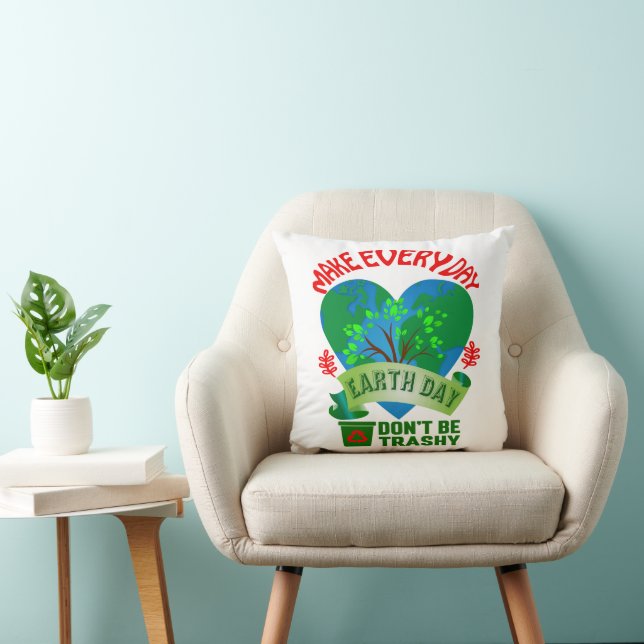 Make Every Day Earth Day Cushion (Chair)