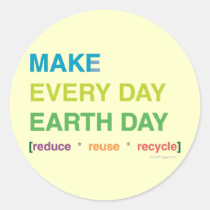 Make Every Day Earth Day Stickers