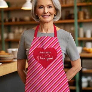 Make Every Meal Romantic Personalized Heart Apron