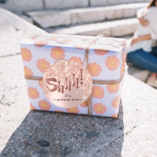  Make Every Moment Pop with "Shhh… It’s a Surprise Classic Round Sticker