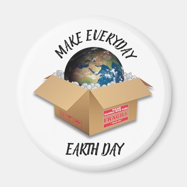 MAKE EVERYDAY EARTH DAY MAGNET (Front)