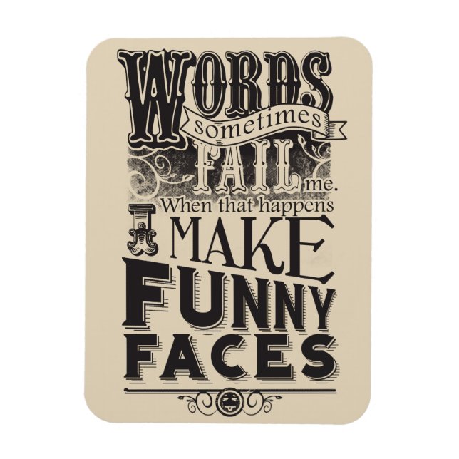 Make Faces Magnet (Vertical)