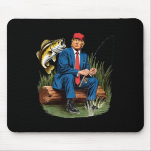 Make Fishing Great Again Funny Byb Fishing Humour Mouse Mat