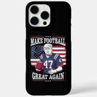 Make Football Great Again Vintage USA Flag Trump