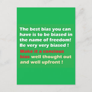 Make freedom big again postcard