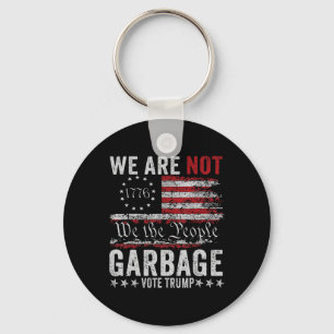 Make Garbage Great Again Garbage For Trump 2024  Key Ring
