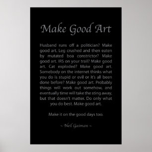 Make Good Art Poster