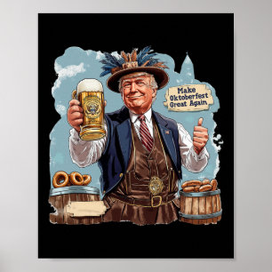 Make Great Again Trump Beer Mug  Poster
