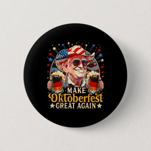 Make Great Again Trump German Beer Party Prost _2 6 Cm Round Badge