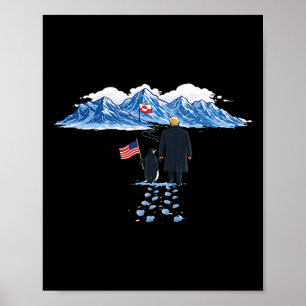 Make Greenland Great Again Penguin Trump, Trump Pe Poster