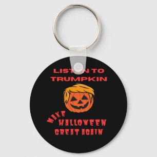Make Halloween Great Again Classic – Retro Pumpkin Key Ring