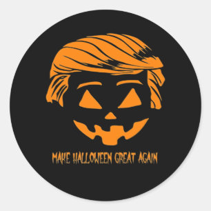 Make Halloween Great Again Classic Round Sticker