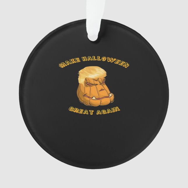 Make Halloween Great Again Classic – Sloth in Cost Ornament (Front)