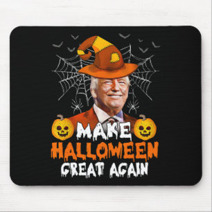 Make Halloween Great Again Funny Trump Jack O Lant Mouse Mat