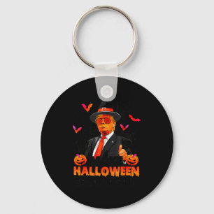 Make Halloween Great Again Funny Trump Soky Trick  Key Ring