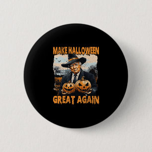 Make Halloween Great Again Funny Trump Witch Jack 6 Cm Round Badge