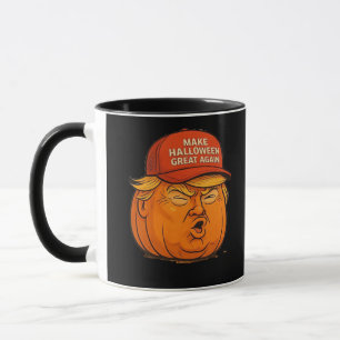 Make Halloween Great Again – Funny Trumpkin Slogan Mug