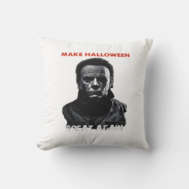 Make Halloween Great Again - Scary Horror Hallowee Cushion (Front)