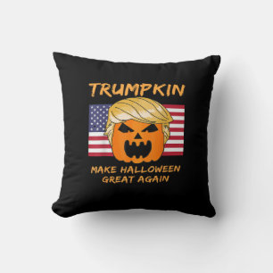 Make Halloween Great Again Trumpkin Cushion