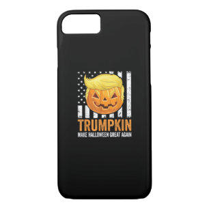 Make Halloween Great Again Trumpkin Funny Hair Pum iPhone 8/7 Case