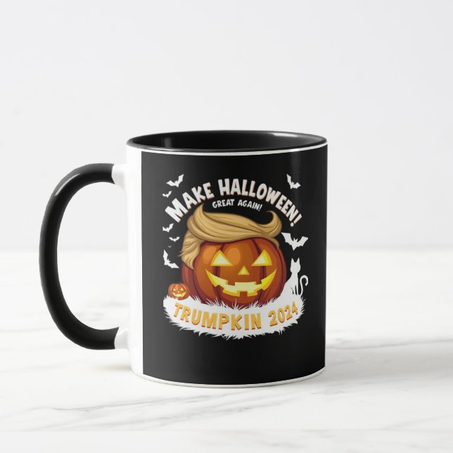 Make Halloween Great Again Trumpkin  Mug (Left)