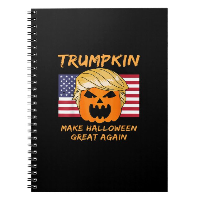 Make Halloween Great Again Trumpkin Notebook (Front)