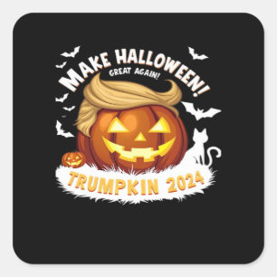 Make Halloween Great Again Trumpkin  Square Sticker