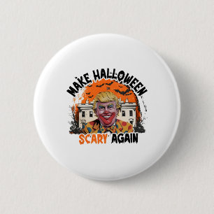 Make Halloween Scary Again Trump Clown Funny Spook 6 Cm Round Badge