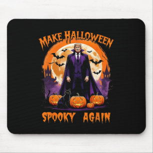 Make Halloween Spooky Again Funny Trump Halloween  Mouse Mat