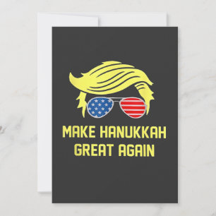 Make Hanukkah Great Again Trump Jewish Invitation