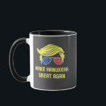 Make Hanukkah Great Again Trump Jewish  Mug<br><div class="desc">jewish hanukkah,  hanukkah,  Trump election,  Trump won,  inauguration day,  conservative jewish,  political humour,  Trump presidency,  MAGA Christmas,  election victory 2024.</div>