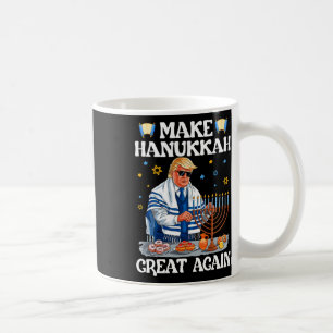 Make Hanukkah Great Again Trump Jewish Ugly Chanuk Coffee Mug