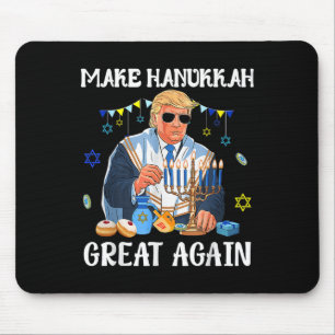 Make Hanukkah Great Again Trump Jewish Ugly Mouse Mat