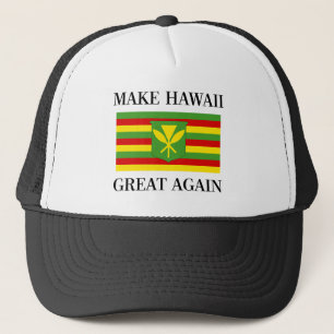 MAKE HAWAII GREAT AGAIN - Kanaka Maoli Flag Trucker Hat
