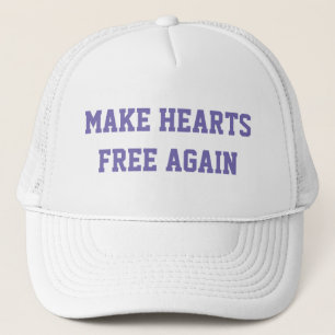 MAKE HEARTS FREE AGAIN Trucker cap - MAGA style