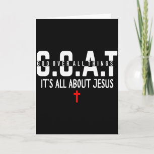Make Heaven Crowded Its All About Jesus God Over A Card