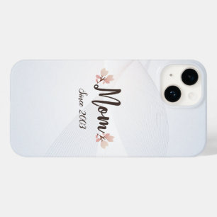 Make Her iPhone Say It Loud — 'Mum Since [Year]' Case-Mate iPhone 14 Case
