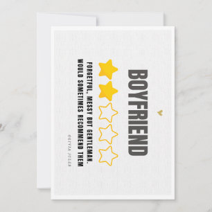 Make Him Laugh: Funny Boyfriend Card