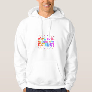 Make Homophobia Extinct LGBT Equality Dinosaurs Hoodie