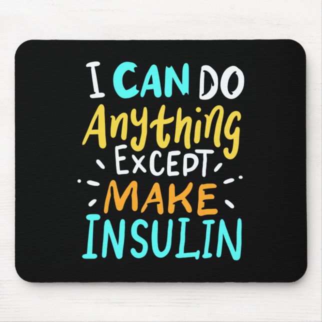 Make Insulin Affordable Again I Diabetes Awareness Mouse Mat (Front)