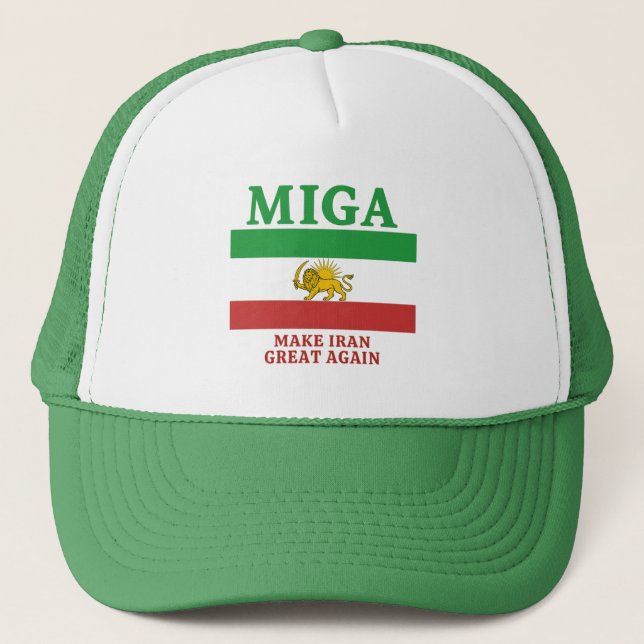 Make Iran Great Again' (MIGA) hat (Front)