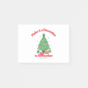 Make it a December to Remember Post-it Notes