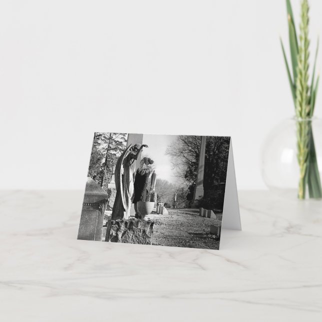 Make It Count Message Inside Greeting Card Angel  (Front)