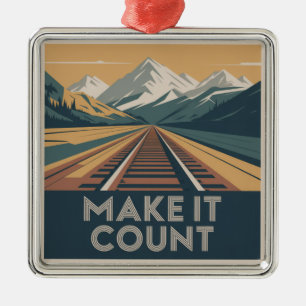 Make It Count Metal Tree Decoration