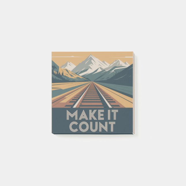 Make It Count Post-it Notes (Front)