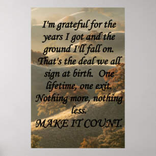Make It Count Poster
